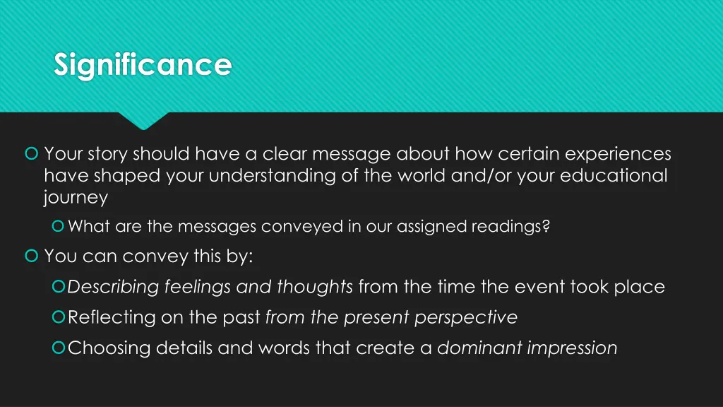 significance