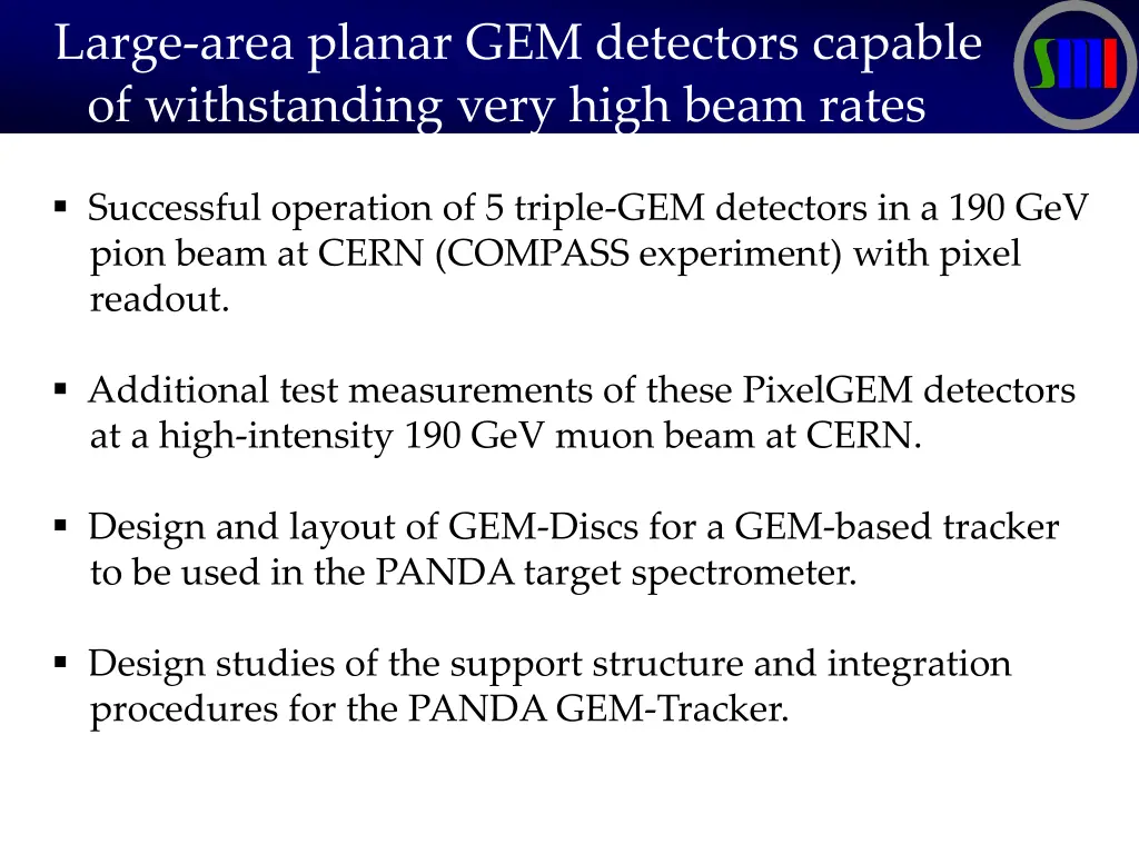 large area planar gem detectors capable