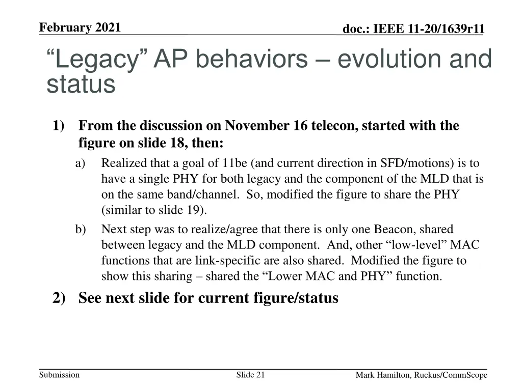 february 2021 legacy ap behaviors evolution