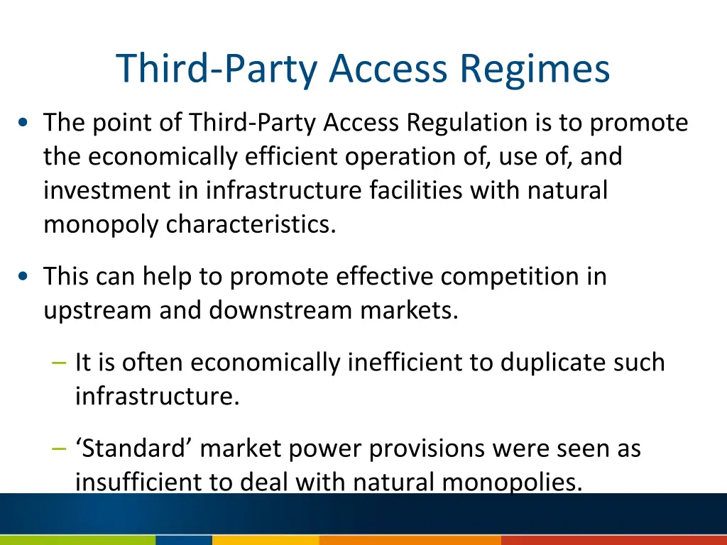 third party access regimes