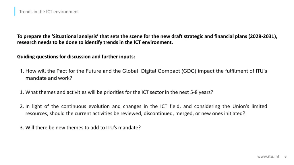 trends in the ict environment