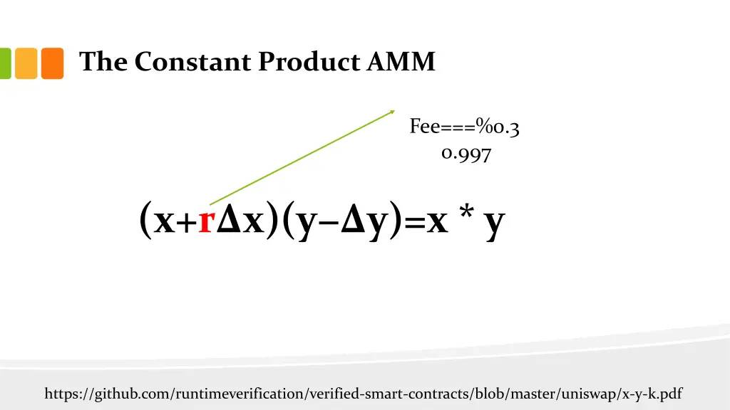 the constant product amm 5
