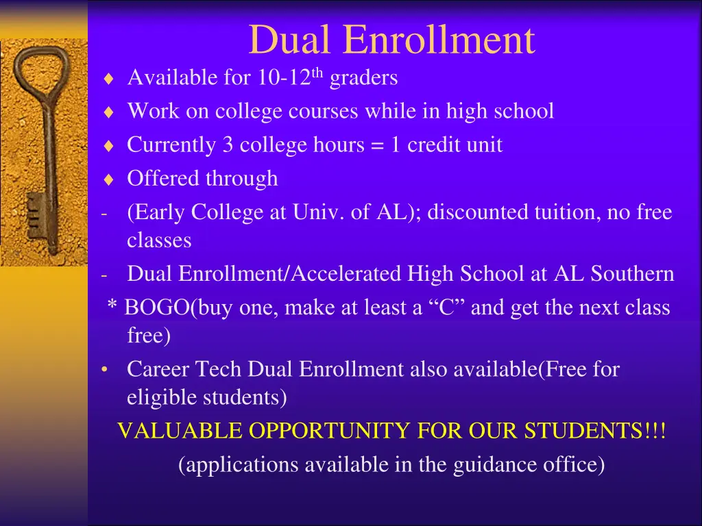 dual enrollment