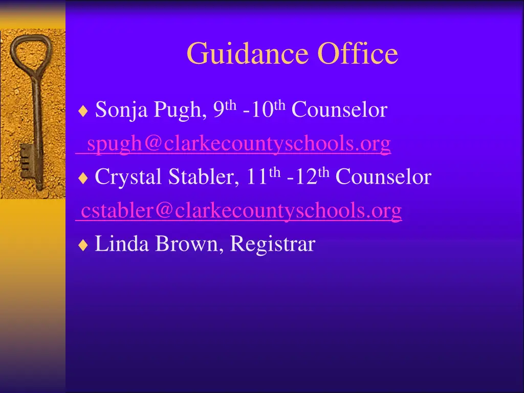 guidance office