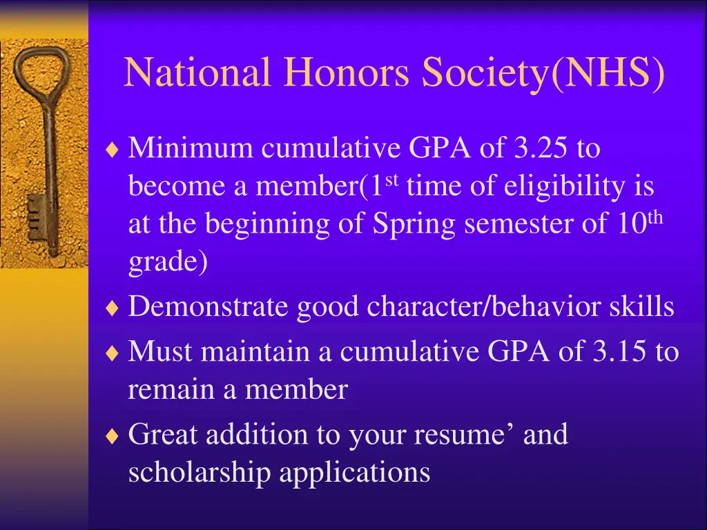 national honors society nhs