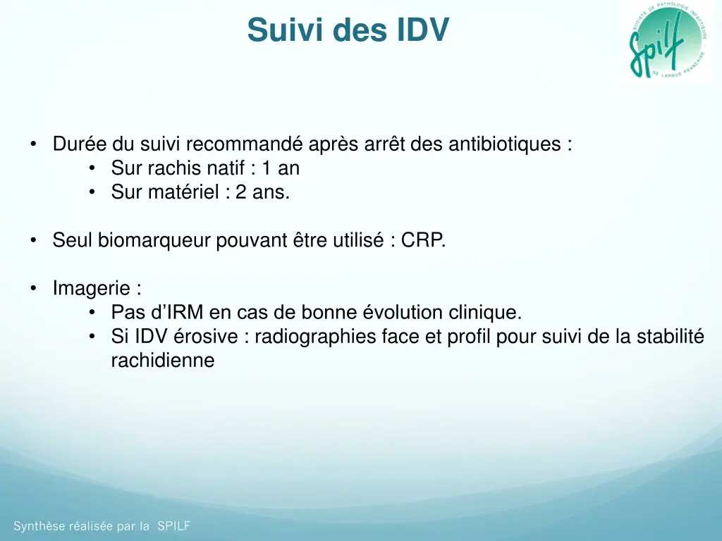 suivi des idv