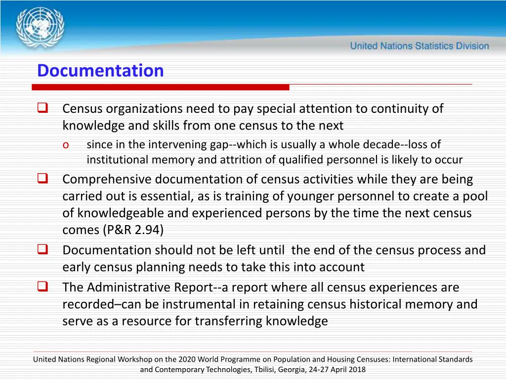 documentation
