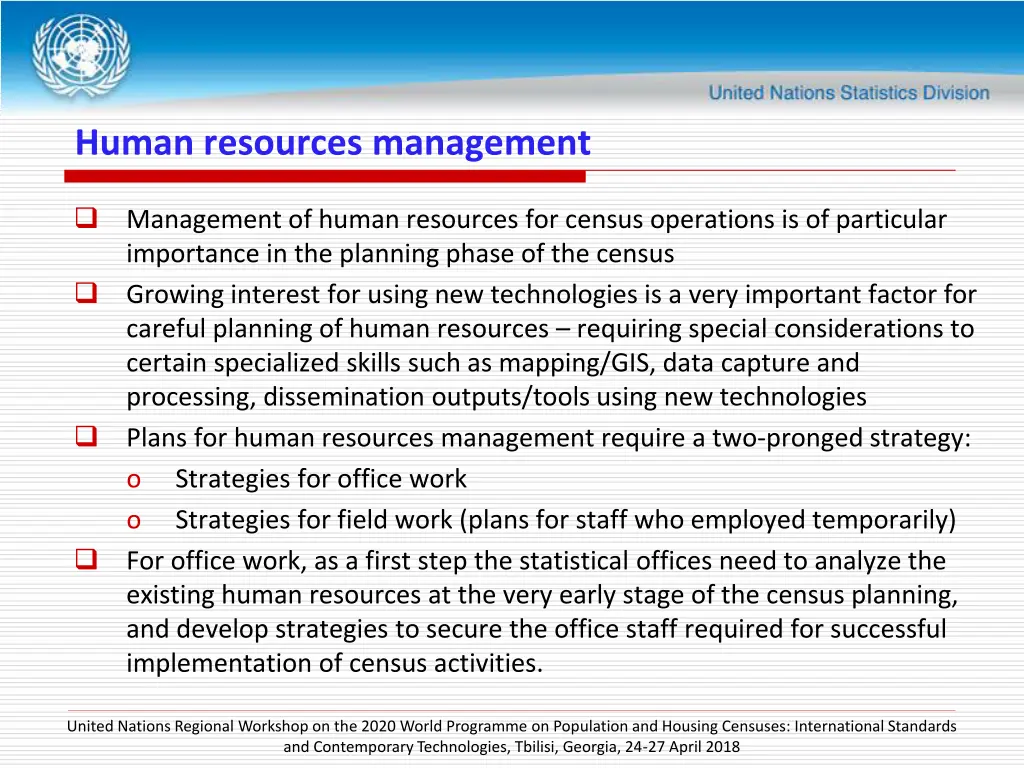 human resources management