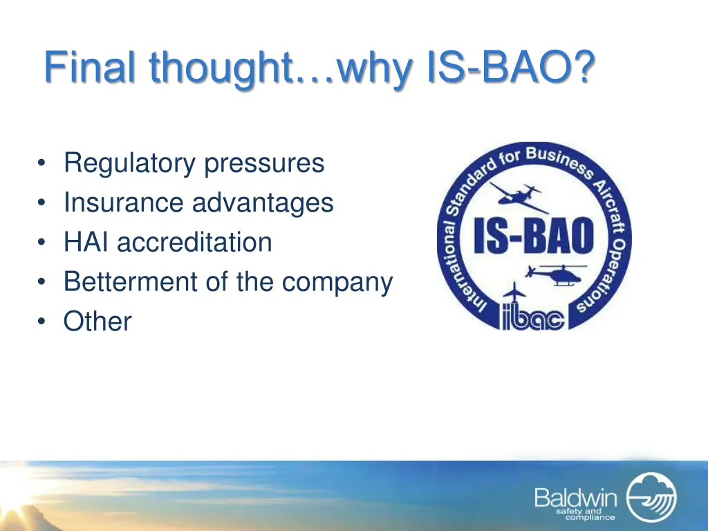final thought why is bao