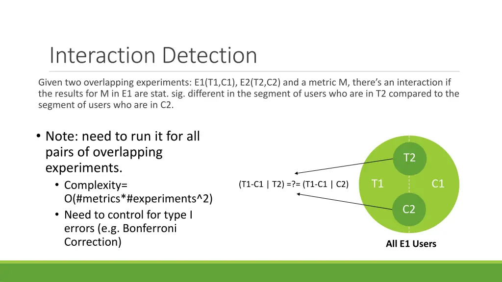 interaction detection