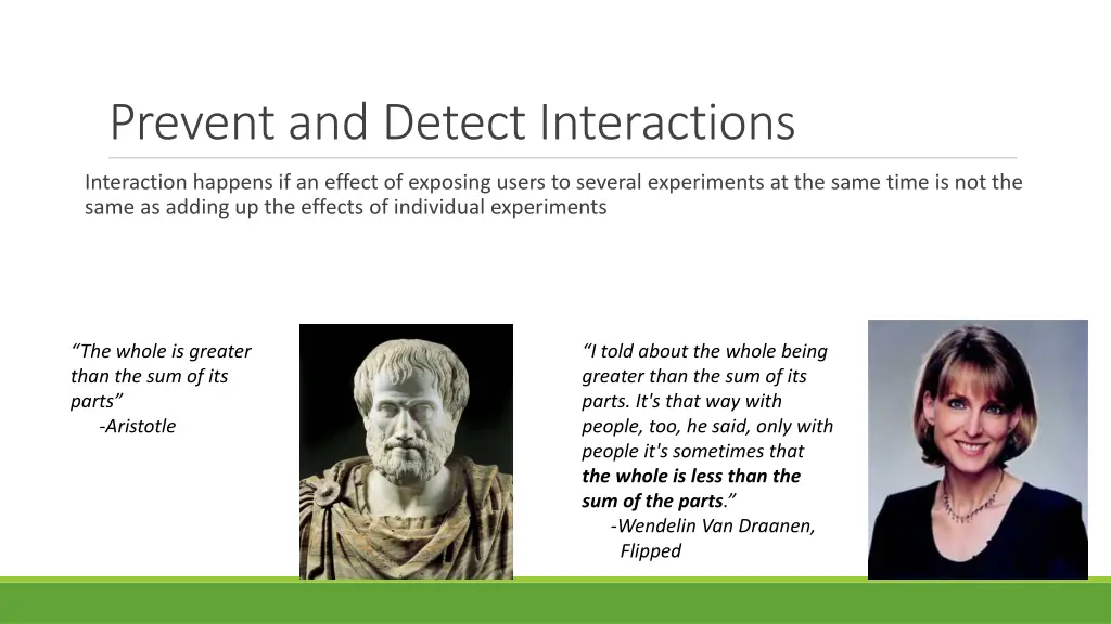 prevent and detect interactions