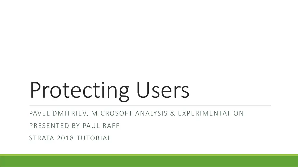 protecting users