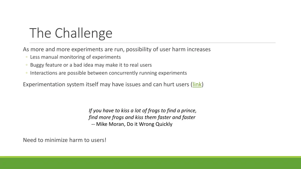 the challenge