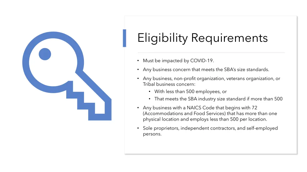 eligibility requirements