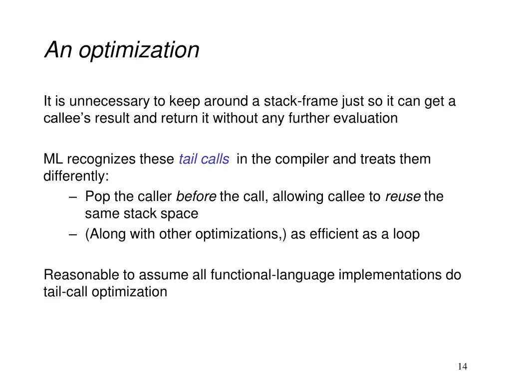 an optimization