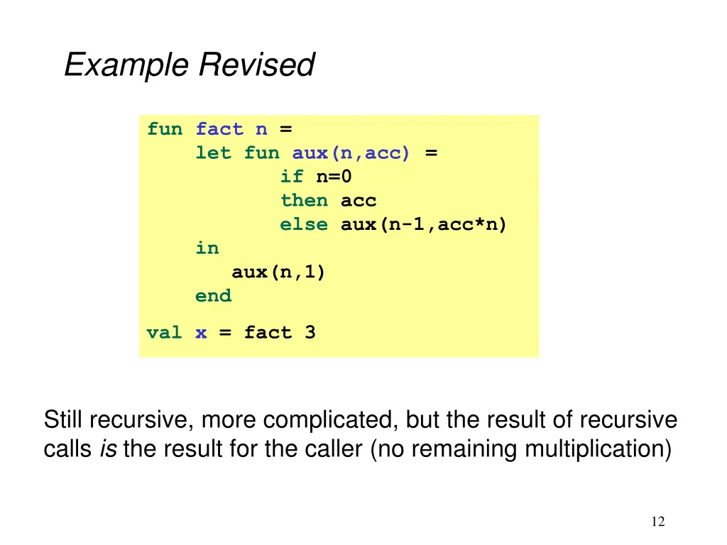 example revised