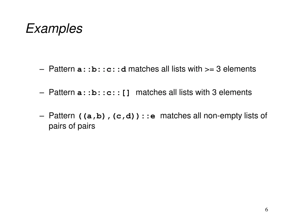examples