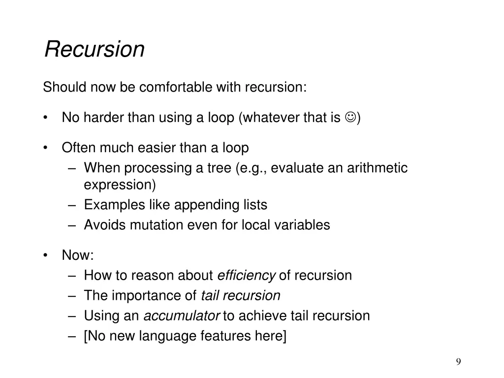 recursion