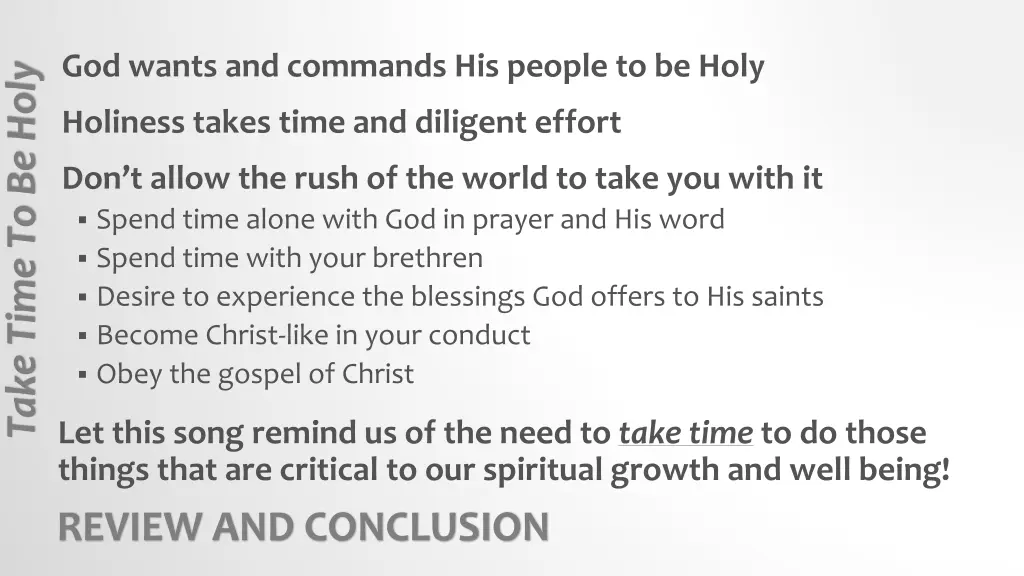 god wants and commands his people to be holy