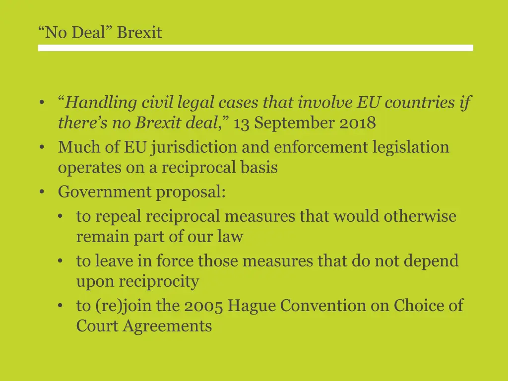 no deal brexit