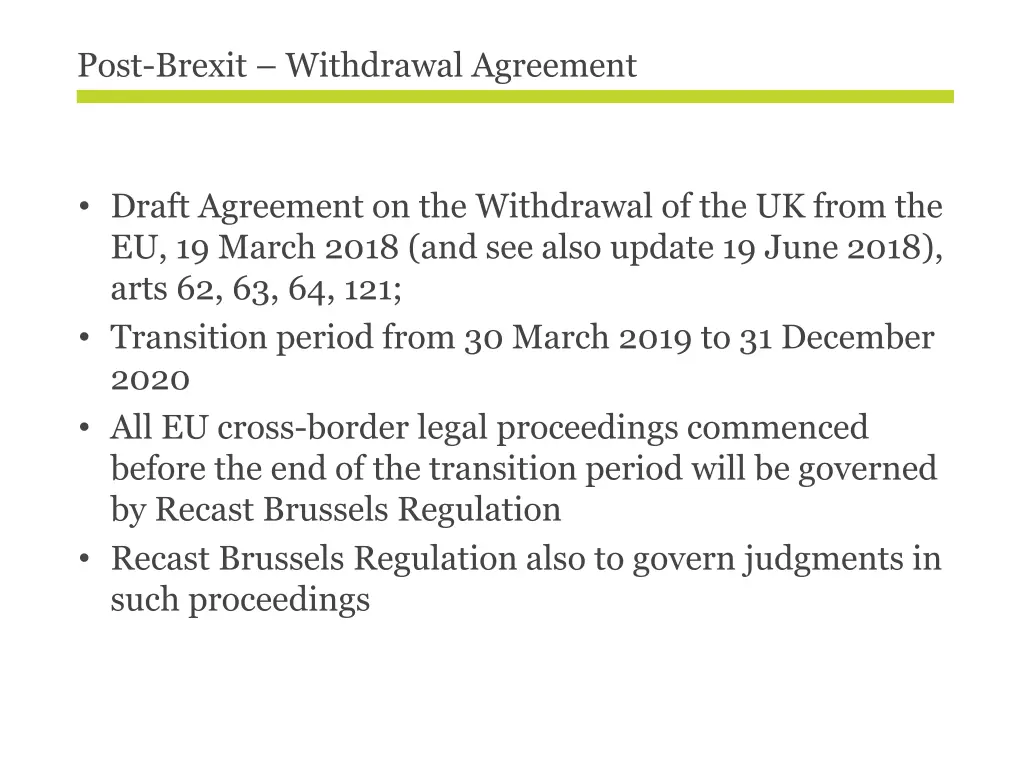 post brexit withdrawal agreement
