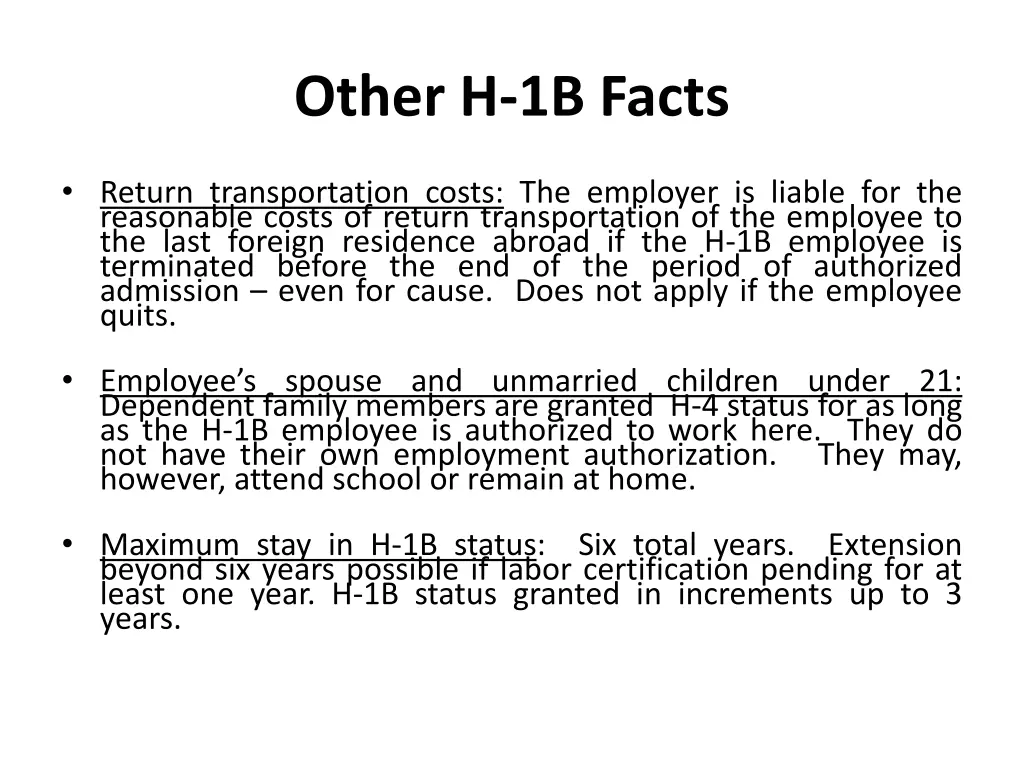 other h 1b facts