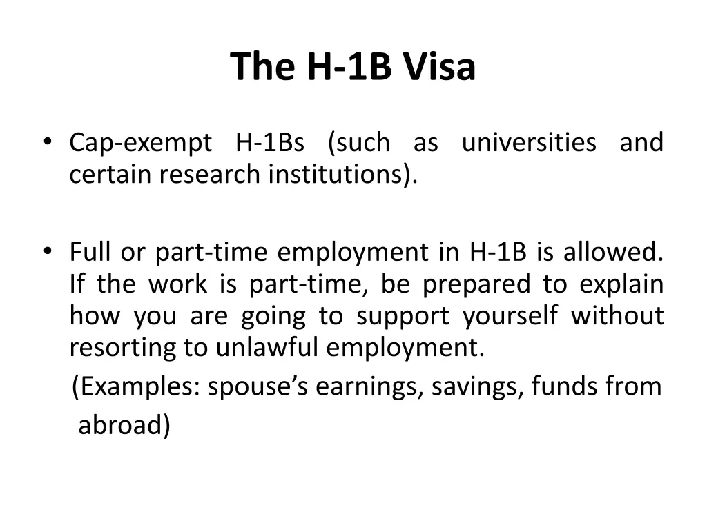the h 1b visa 1
