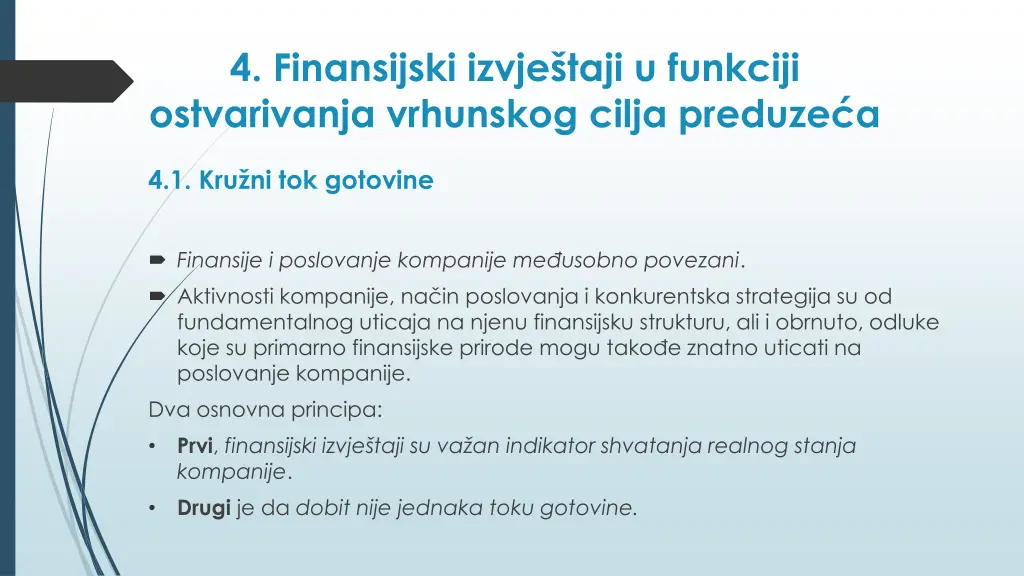 4 finansijski izvje taji u funkciji ostvarivanja