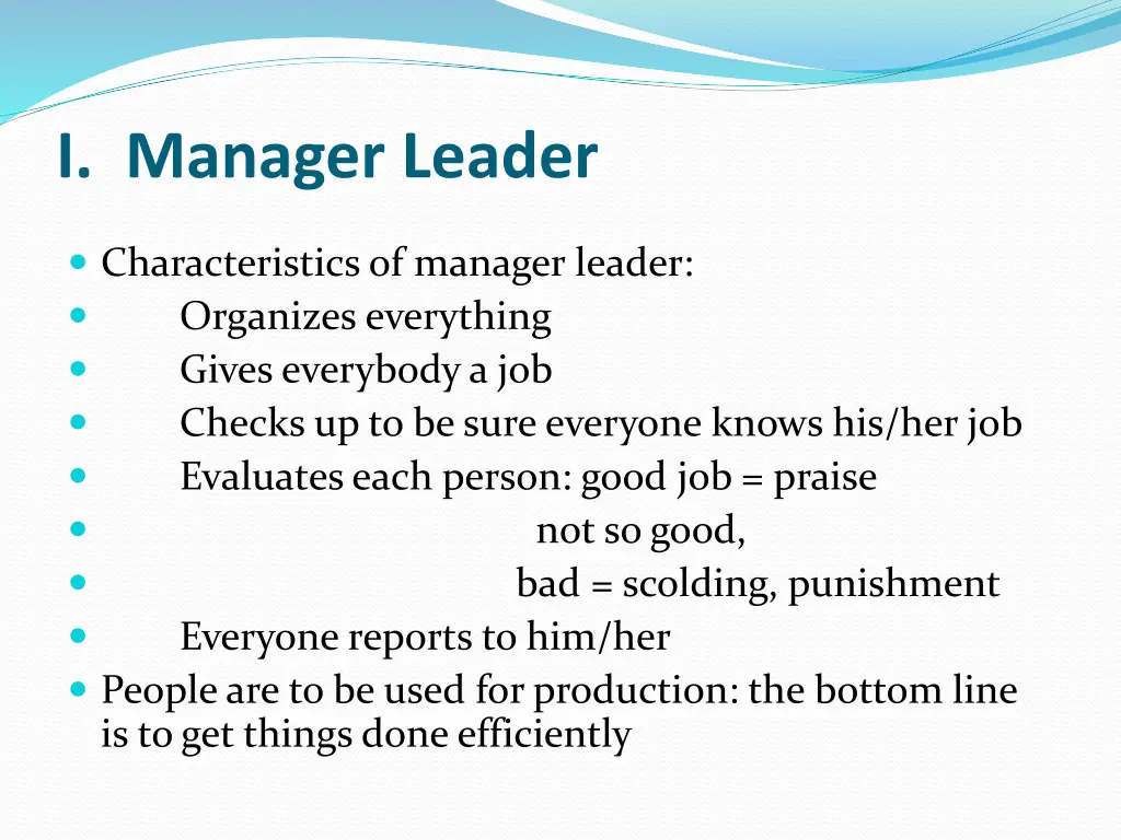 i manager leader