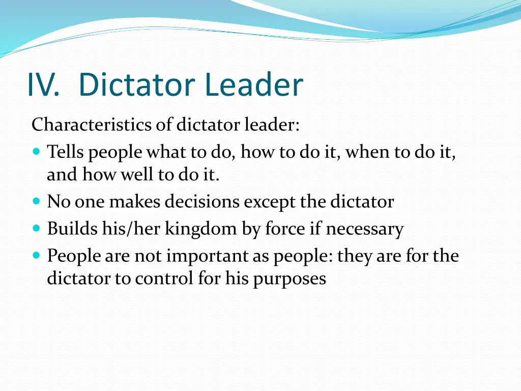 iv dictator leader