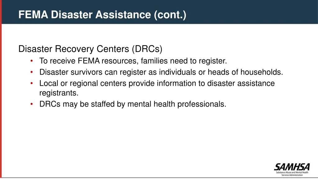 fema disaster assistance cont 8