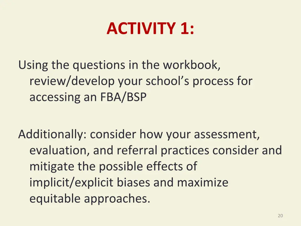 activity 1