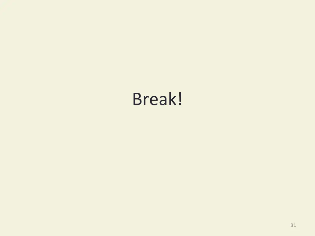 break 1