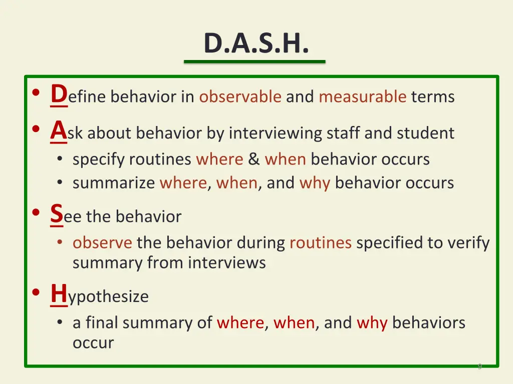 d a s h