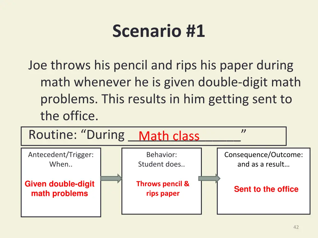 scenario 1 1