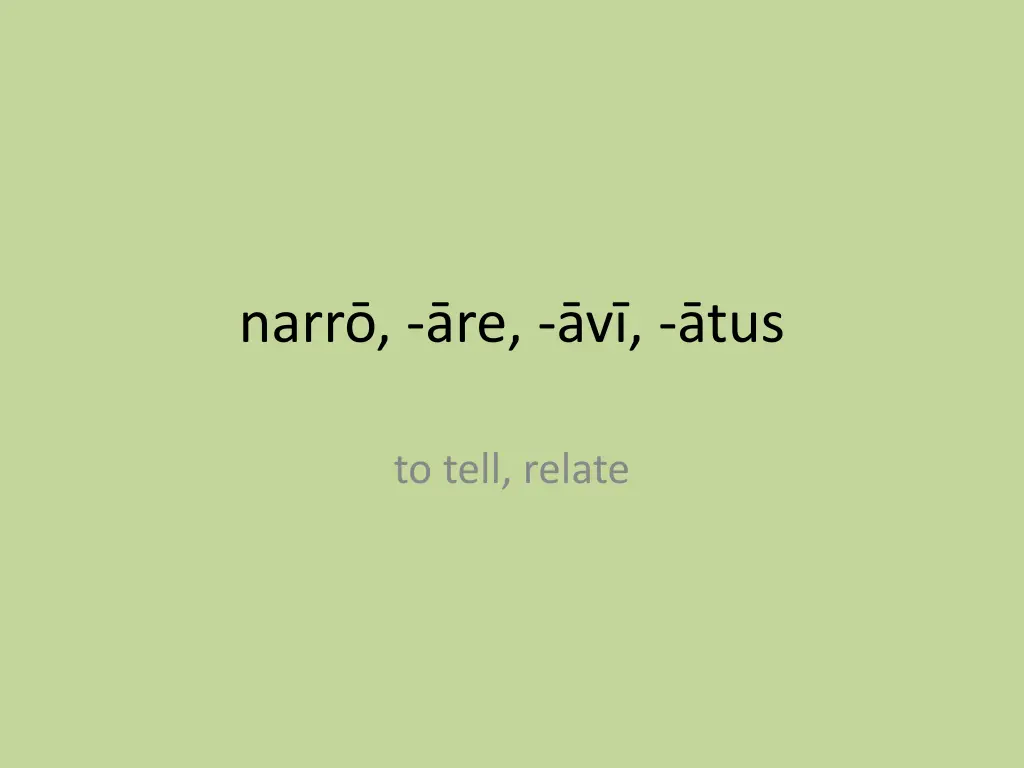 narr re v tus