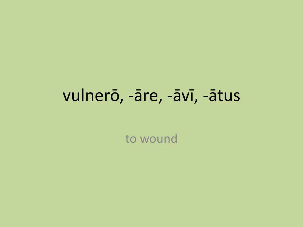 vulner re v tus
