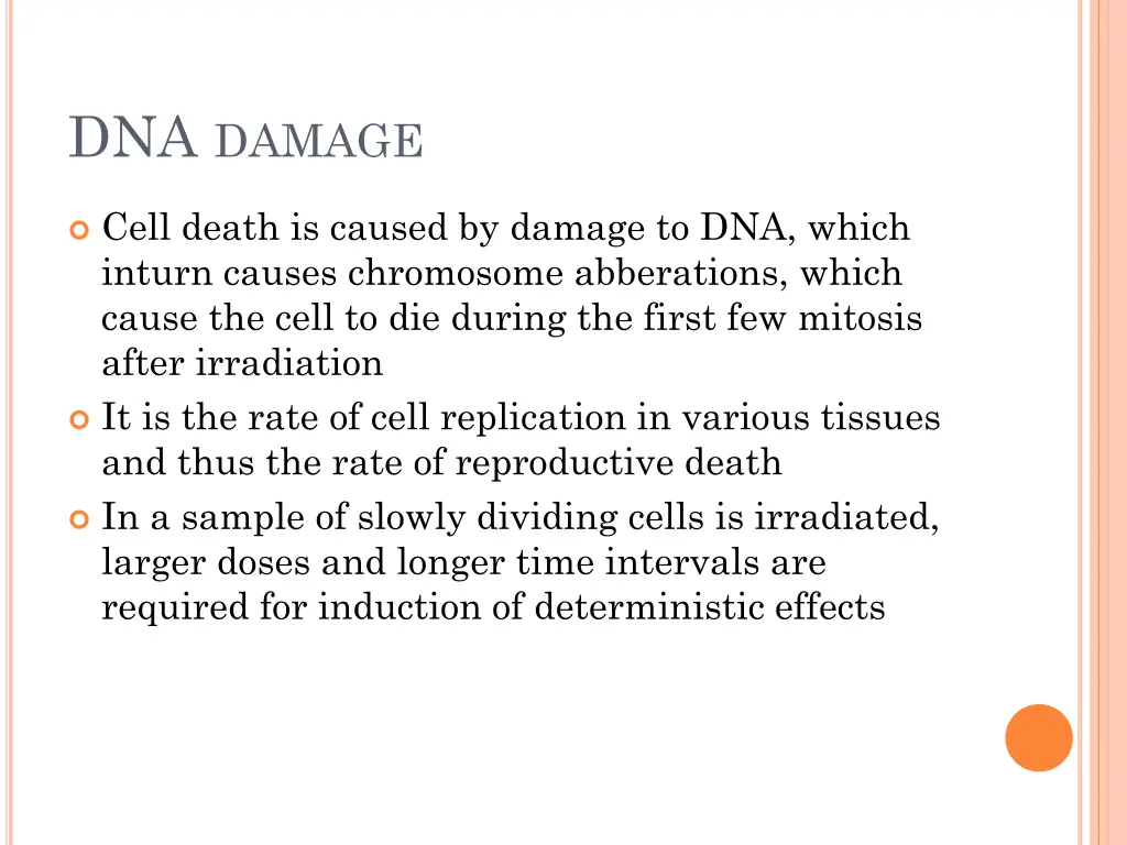 dna damage