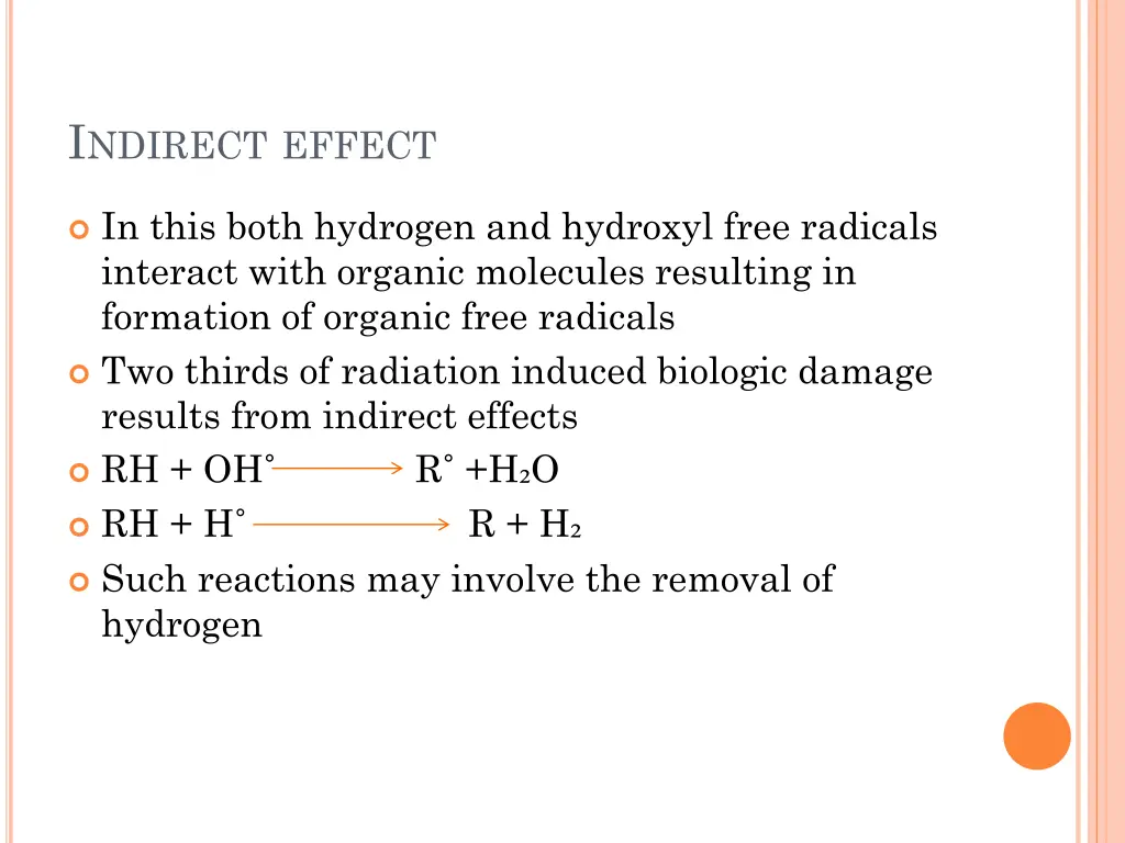 i ndirect effect