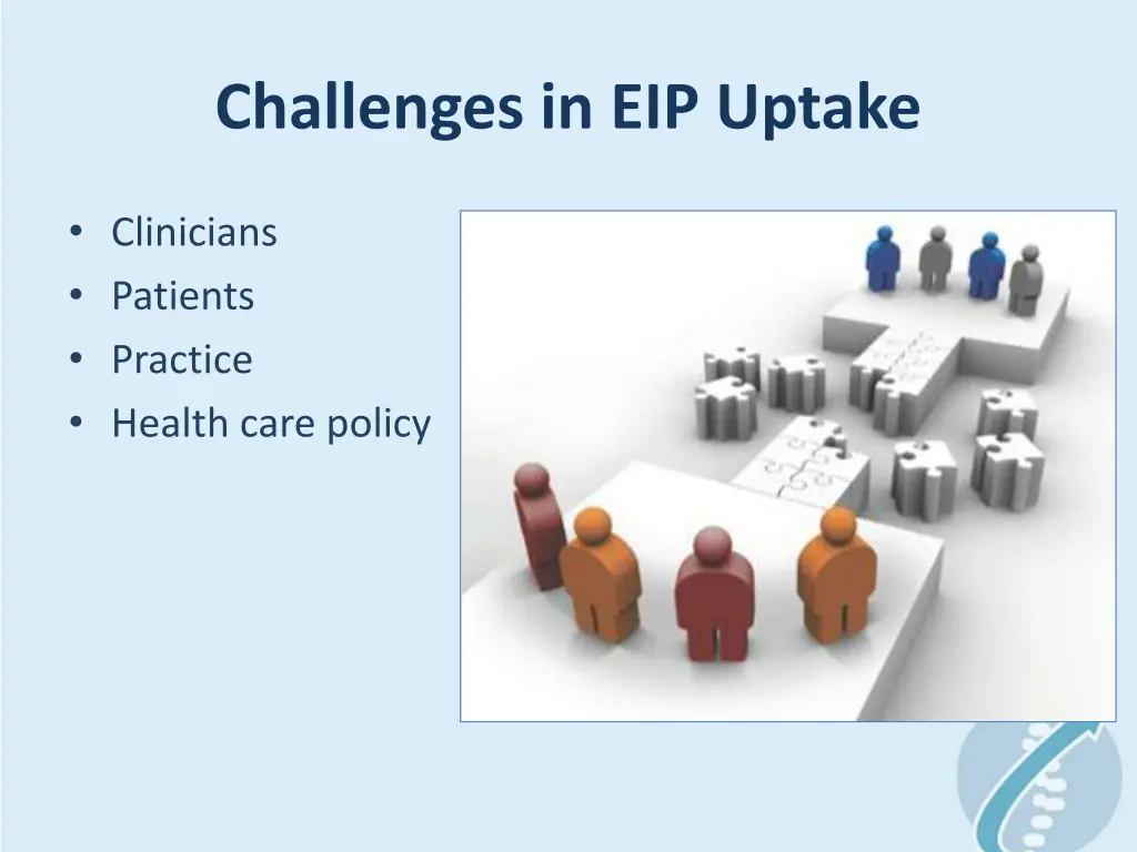 challenges in eip uptake