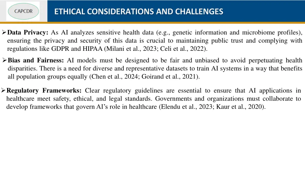 ethical considerations and challenges