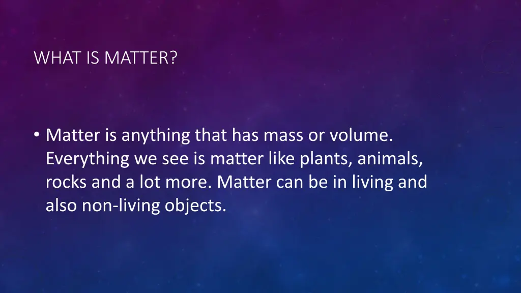 what is matter