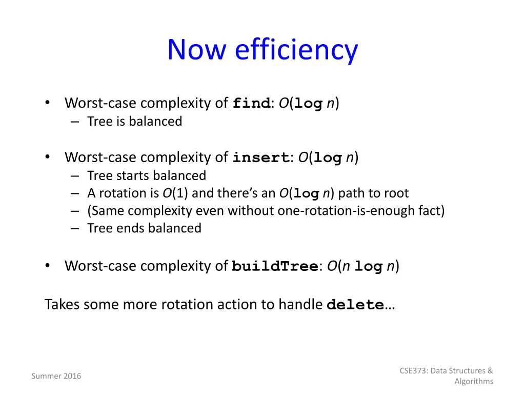 now efficiency
