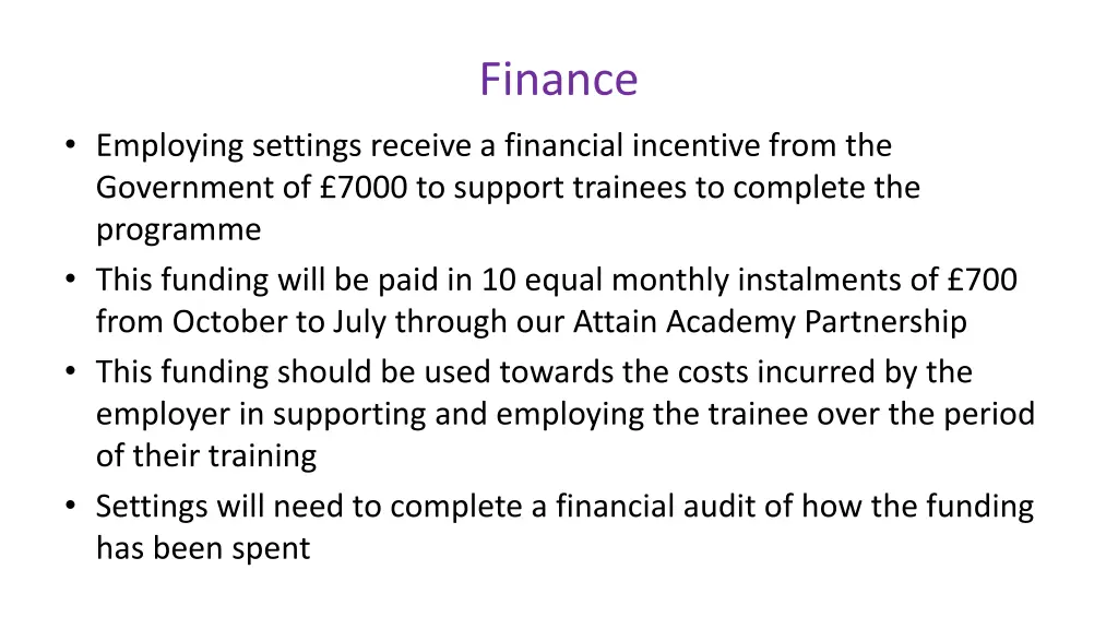 finance
