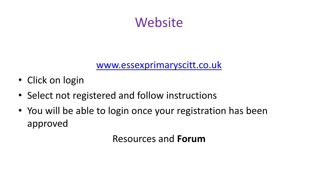 website