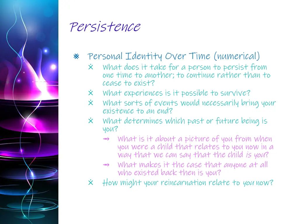 persistence