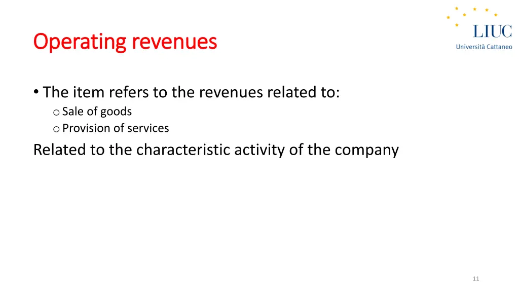 operating revenues operating revenues