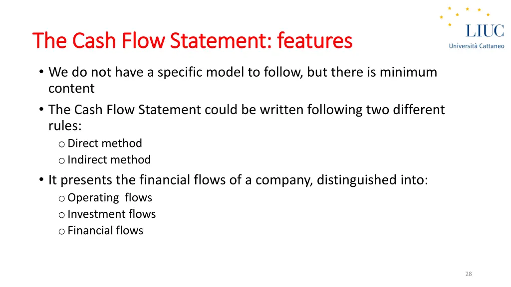 the cash flow statement the cash flow statement 1