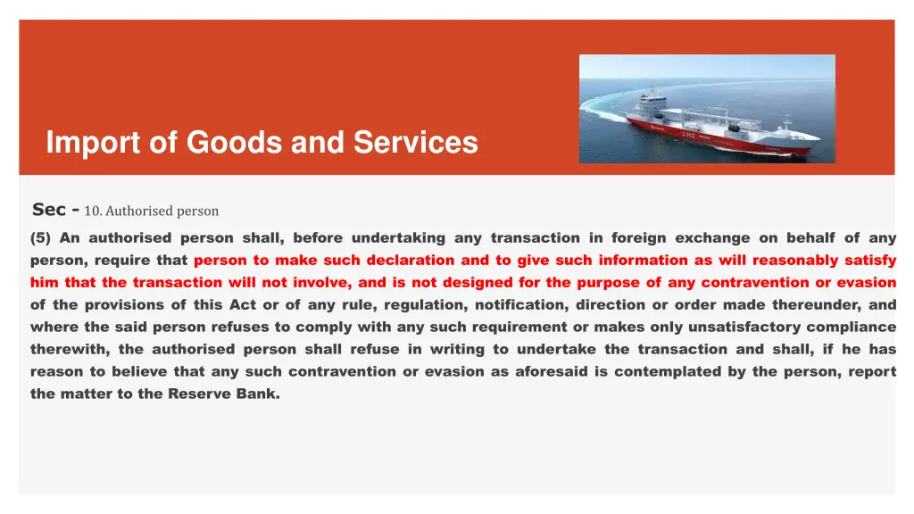 import of goods and services 2