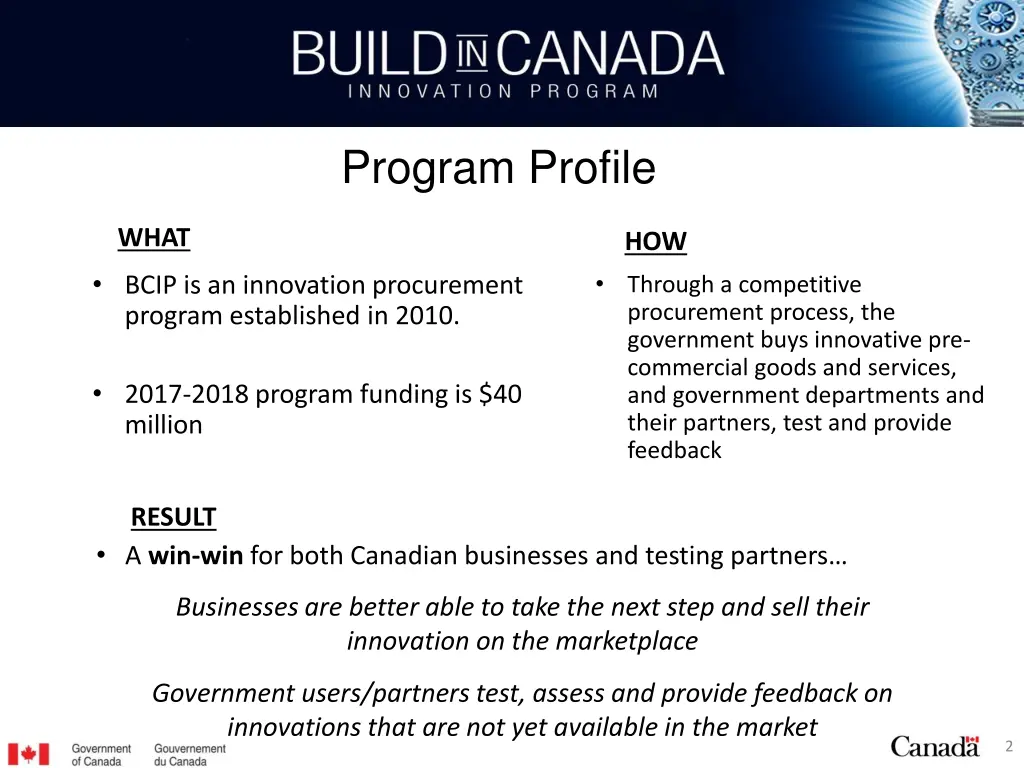 program profile